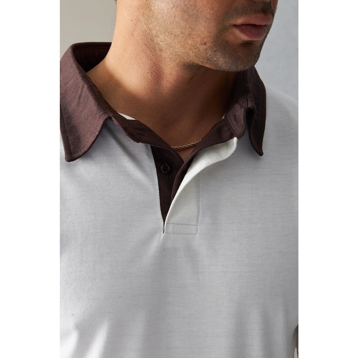 White Double Placket Regular Fit Polo | Montivo Pakistan