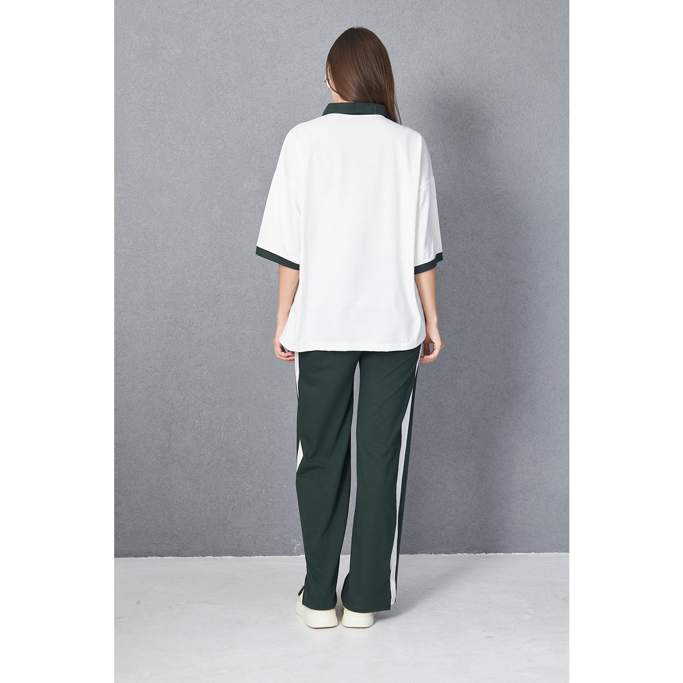 White Manhattan Unisex Oversized Polo | Montivo Pakistan