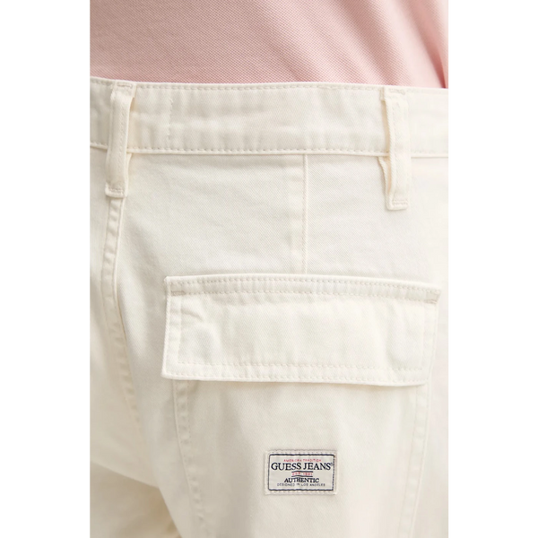 High Waist Ecru Cargo Jeans | Montivo Pakistan