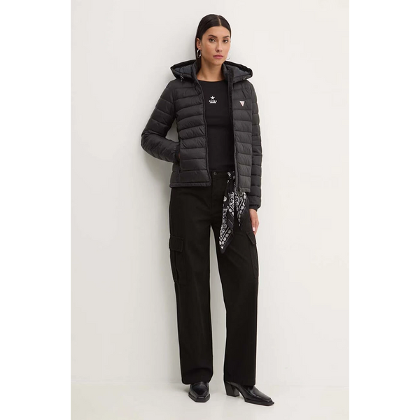 High Waist Black Cargo Jeans