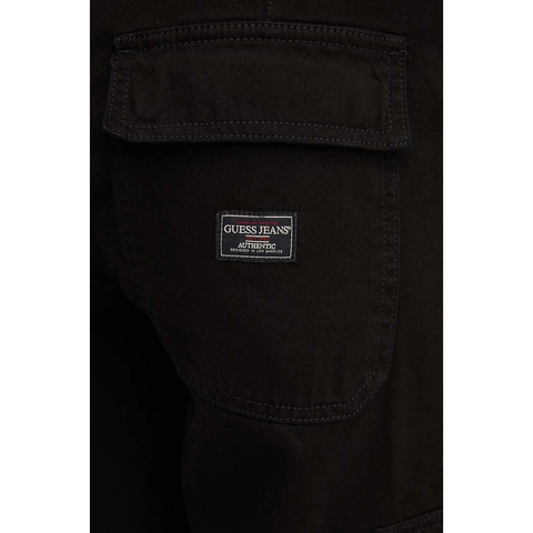 High Waist Black Cargo Jeans | Montivo Pakistan