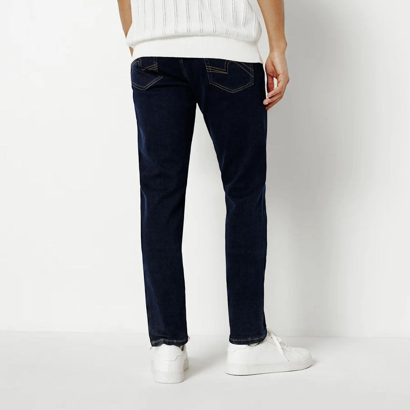 Dark Blue Slim Fit Jeans | Montivo Pakistan