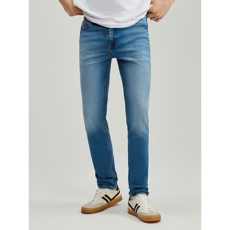 Mid Blue Slim Fit Jeans | Montivo Pakistan