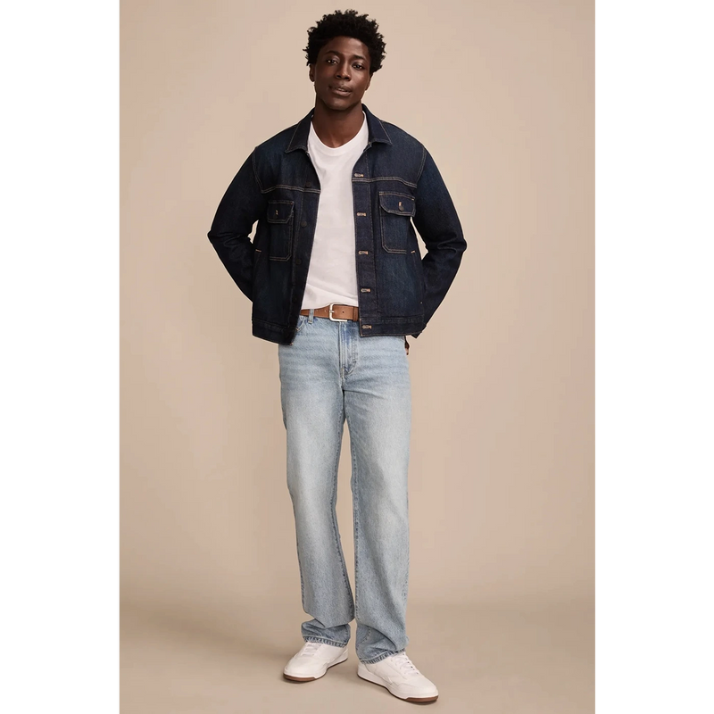 Light Blue Vintage Straight Jeans | Montivo Pakistan