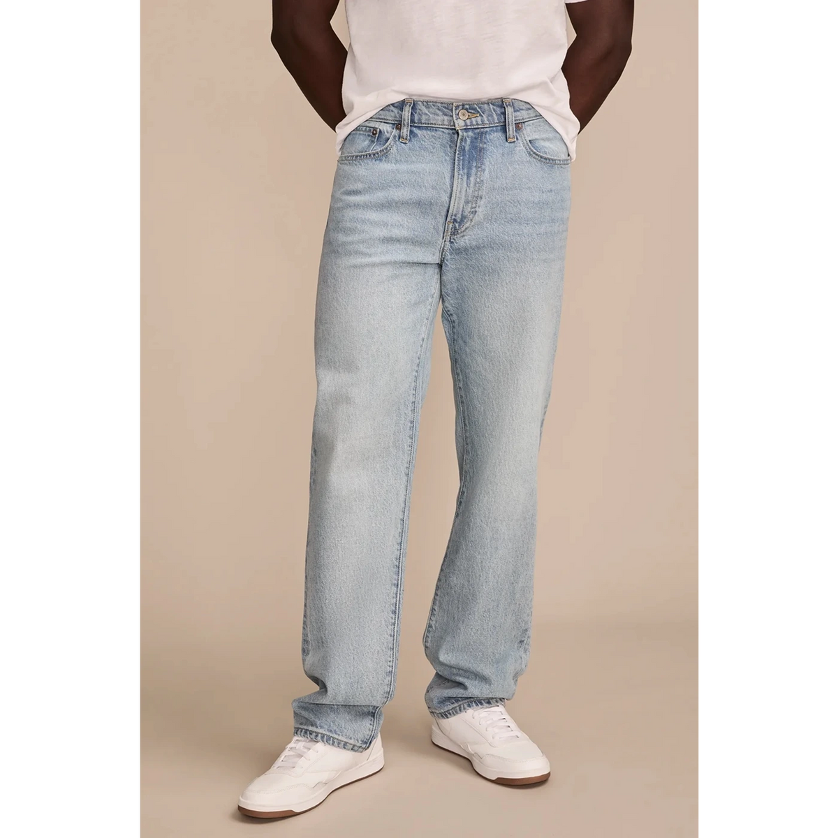 Light Blue Vintage Straight Jeans | Montivo Pakistan