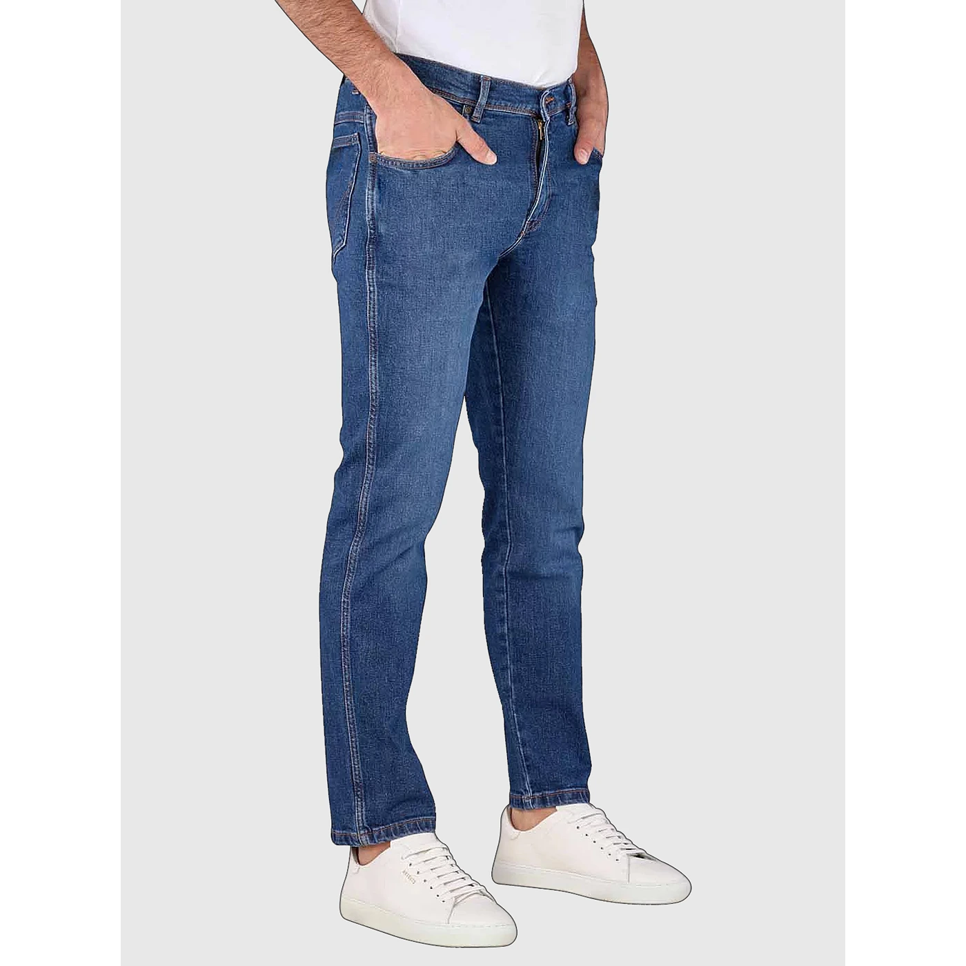 Blue Slim Straight Jeans | Montivo Pakistan