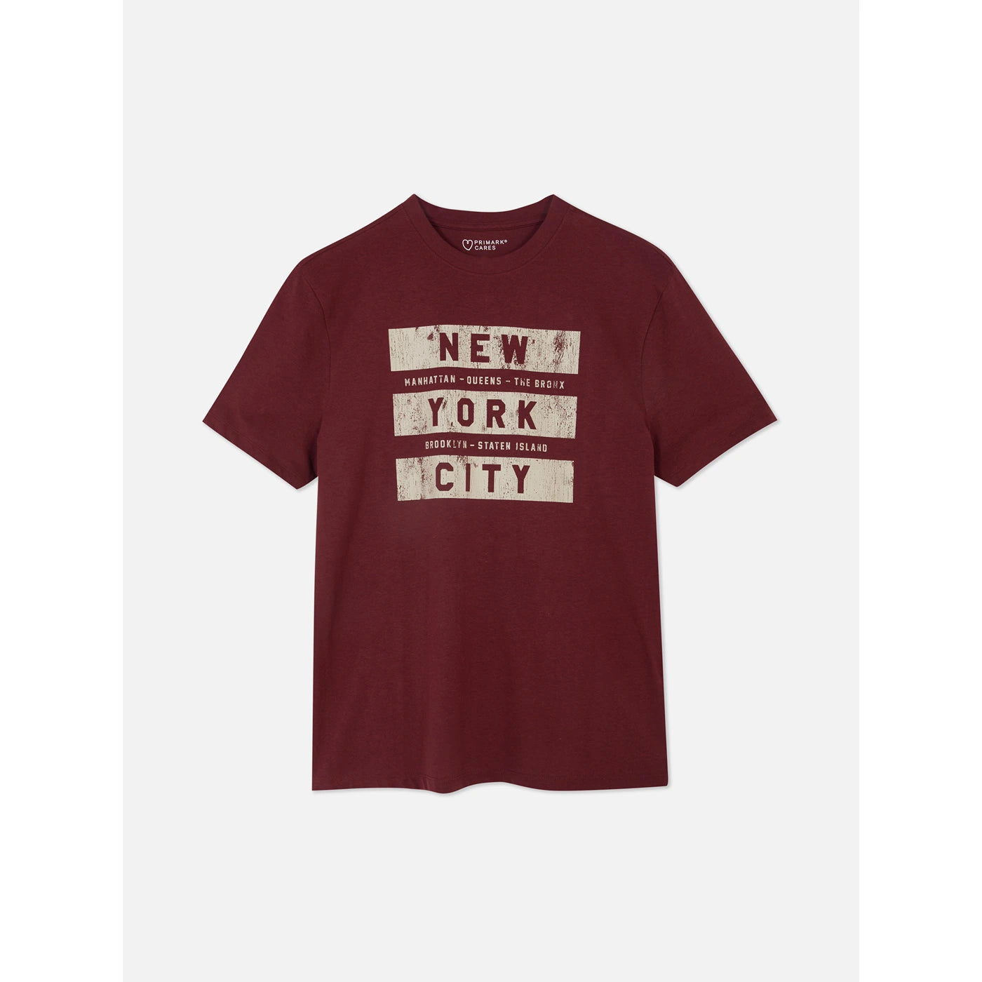 PMK Burgundy Graphic Regular Fit Tshirt | Montivo Pakistan