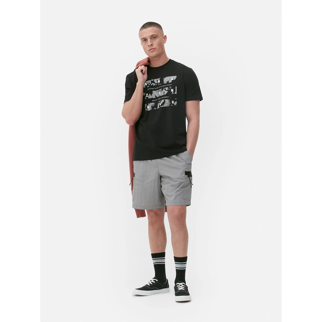 PMK Black Graphic Regular Fit Tshirt | Montivo Pakistan