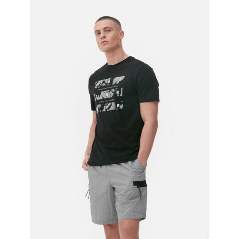 PMK Black Graphic Regular Fit Tshirt | Montivo Pakistan