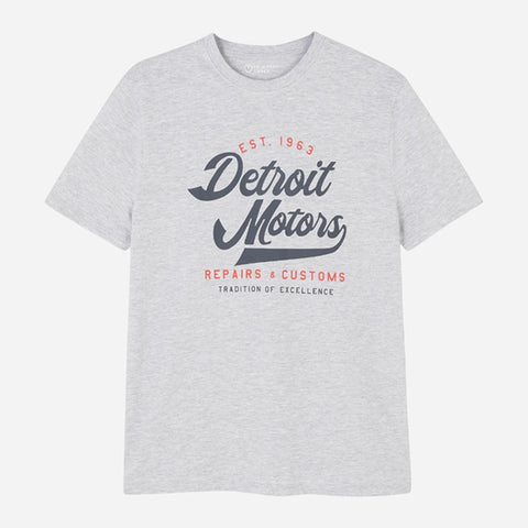 PMK Grey Graphic Regular Fit Tshirt | Montivo Pakistan