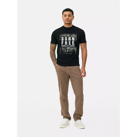 PMK Black Graphic Slim Fit Tshirt | Montivo Pakistan