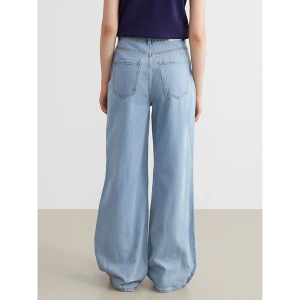 Light Blue Wide Leg Jeans | Montivo Pakistan