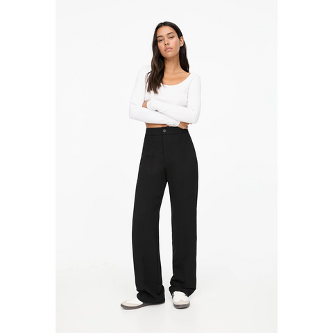Black Wide Leg Pants | Montivo Pakistan