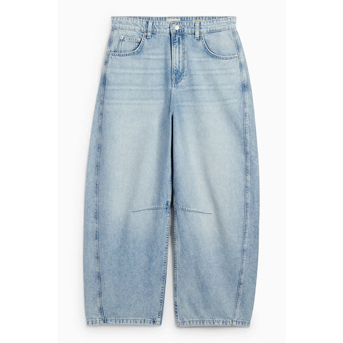 Light Blue High Balloon Leg Jeans | Montivo Pakistan