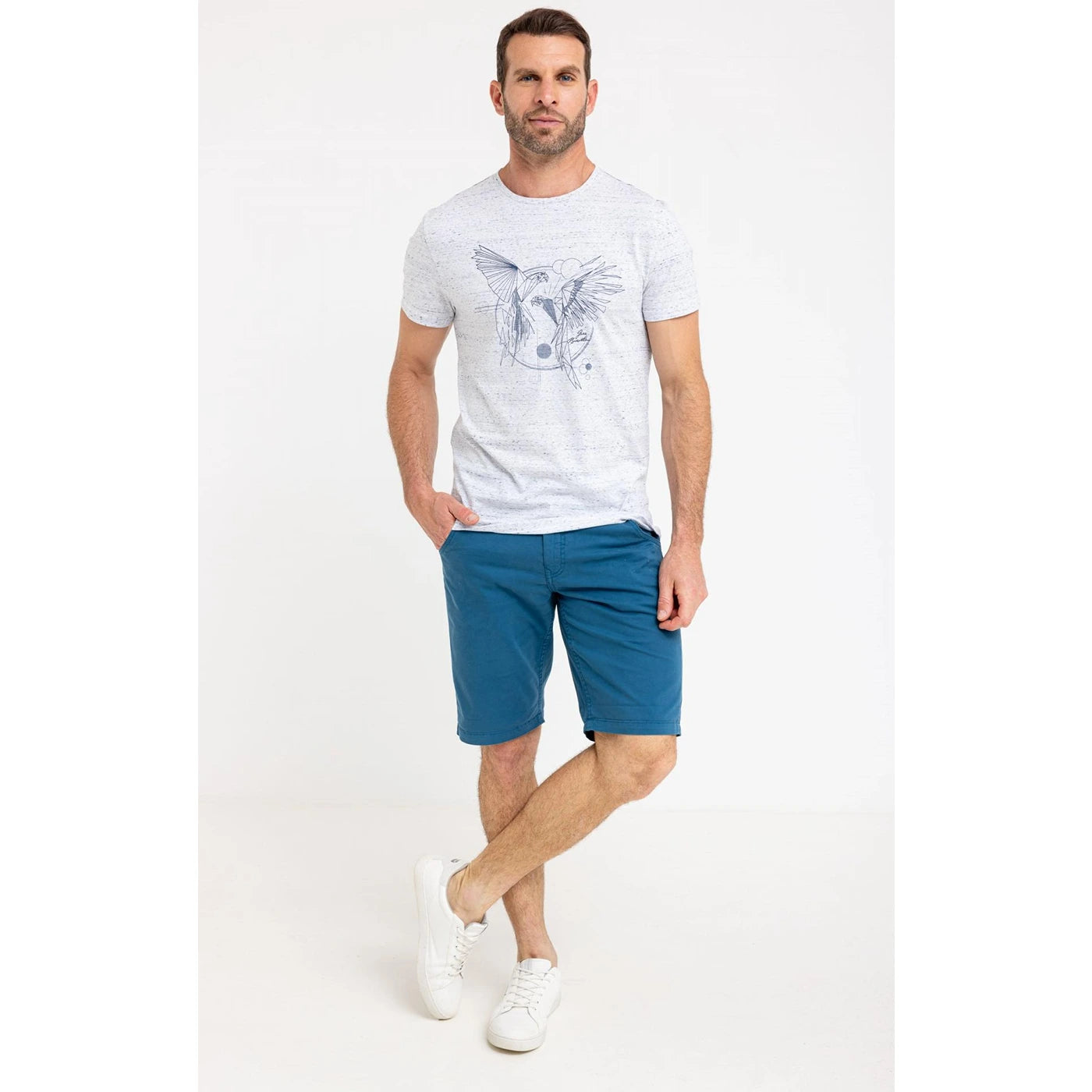 Teal Blue Bermuda Short | Montivo Pakistan