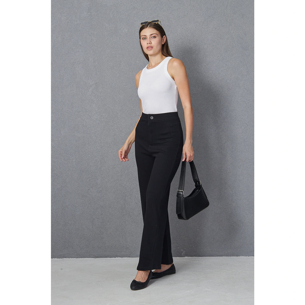 Black Wide Leg Pants | Montivo Pakistan