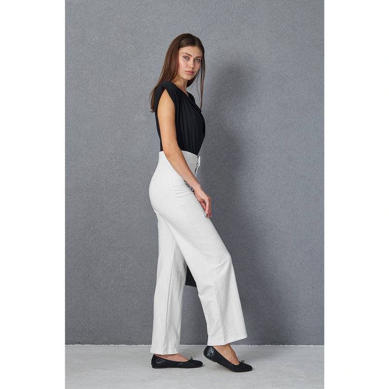 White Wide Leg Pants | Montivo Pakistan