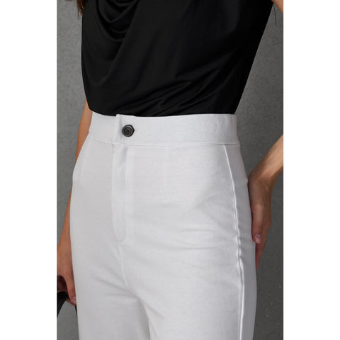 White Wide Leg Pants | Montivo Pakistan