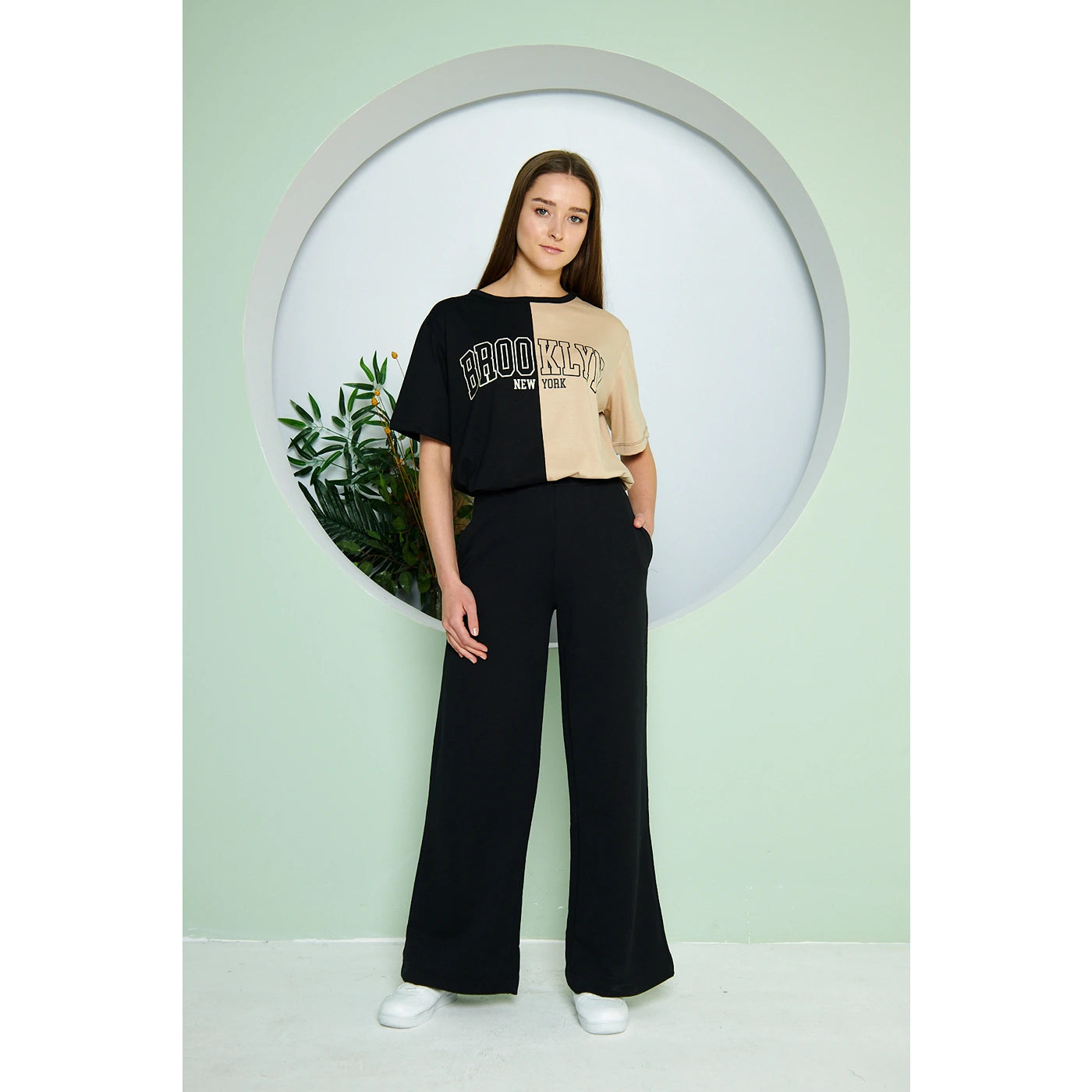 Black Wide Leg Trousers | Montivo Pakistan