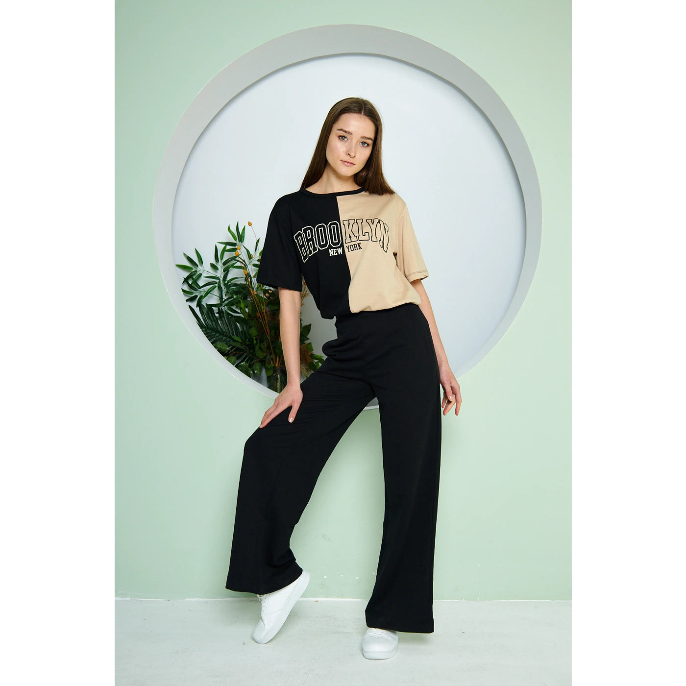 Black Wide Leg Trousers | Montivo Pakistan