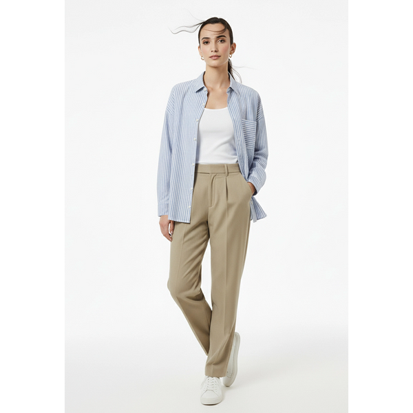 Blue Stripes Oversized Shirt | Montivo Pakistan