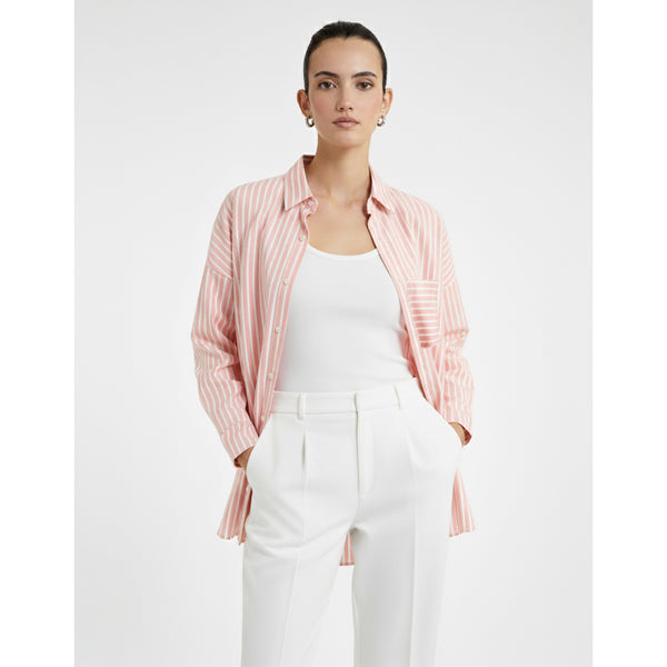 Pink Stripes Oversized Shirt