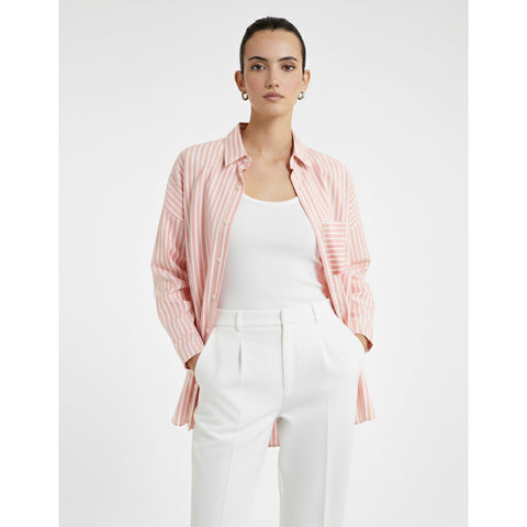 Pink Stripes Oversized Shirt | Montivo Pakistan