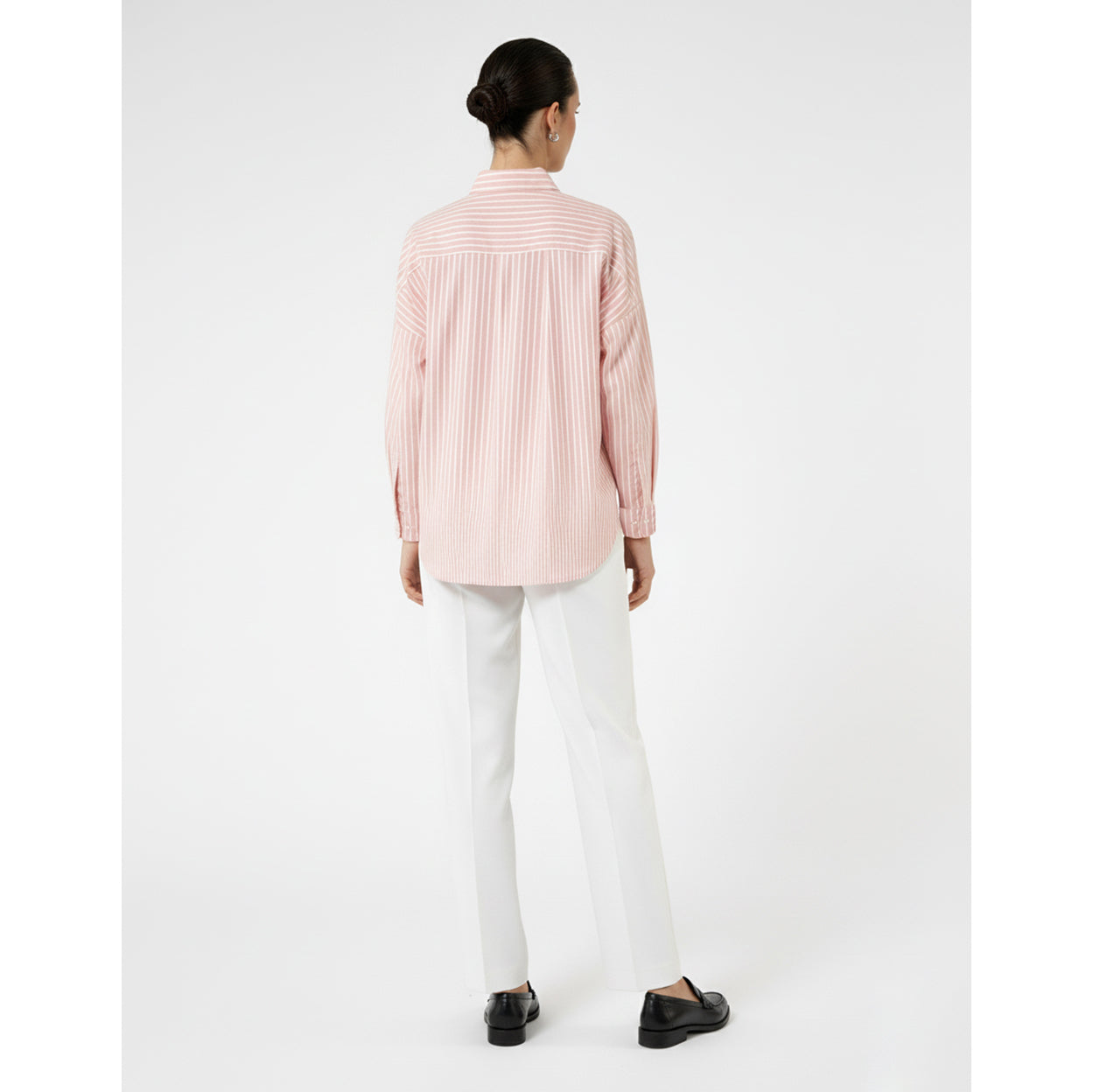 Pink Stripes Oversized Shirt | Montivo Pakistan