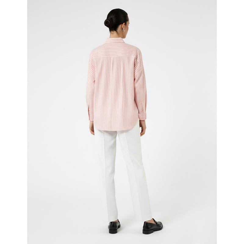 Pink Stripes Oversized Shirt | Montivo Pakistan