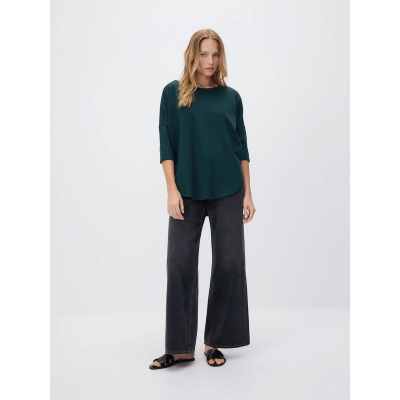 Charcoal Long Wide Leg Jeans | Montivo Pakistan