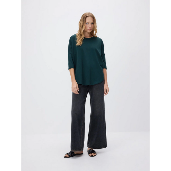 Charcoal Long Wide Leg Jeans | Montivo Pakistan