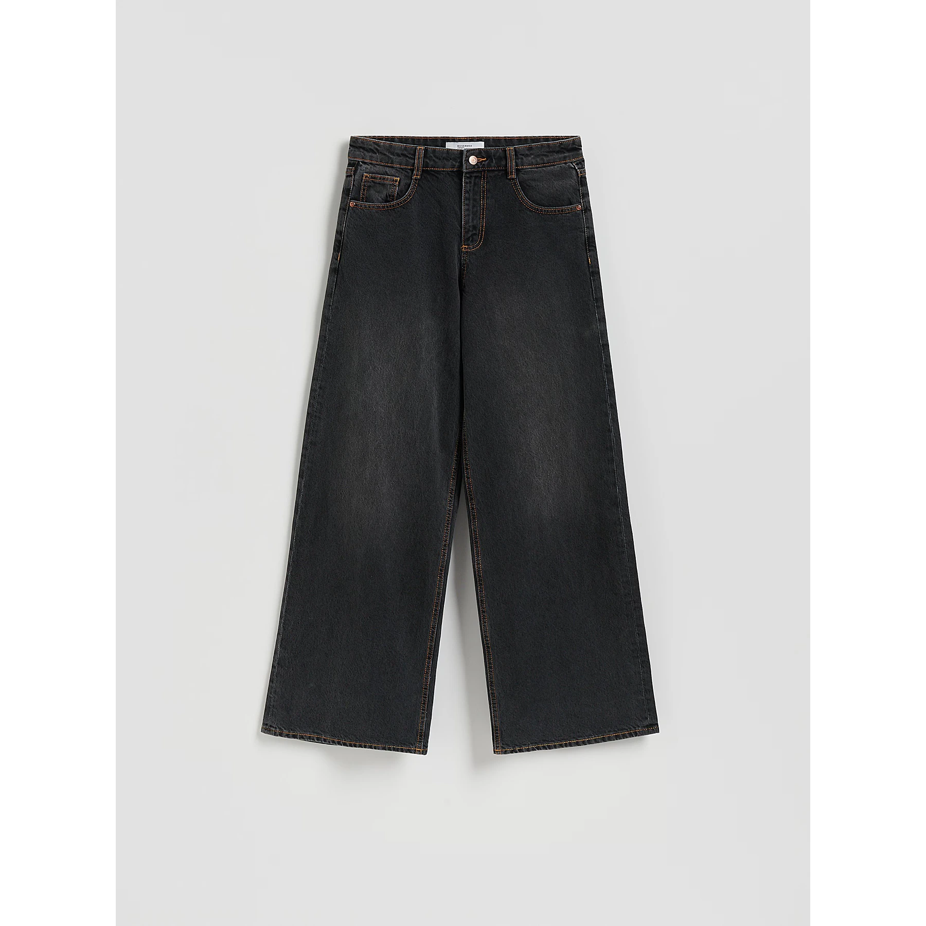 Charcoal Long Wide Leg Jeans | Montivo Pakistan