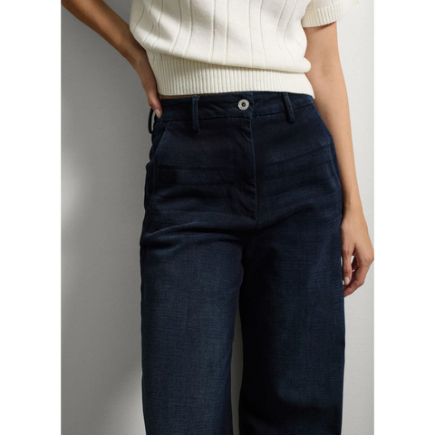 Wide Leg Blue Denim Jeans | Montivo Pakistan