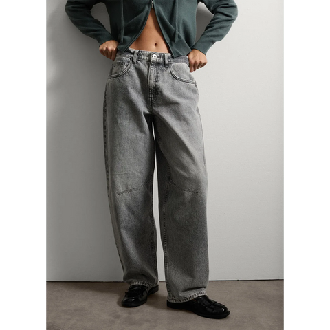 Grey Balloon Jeans | Montivo Pakistan