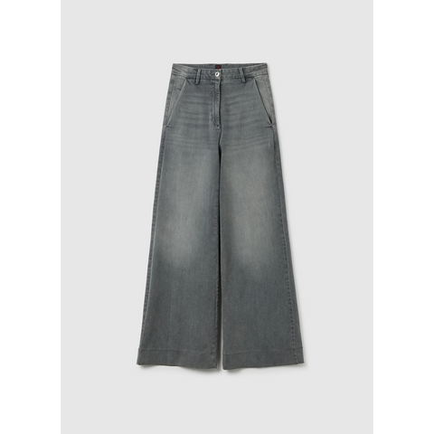 Grey Wide Leg Jeans | Montivo Pakistan