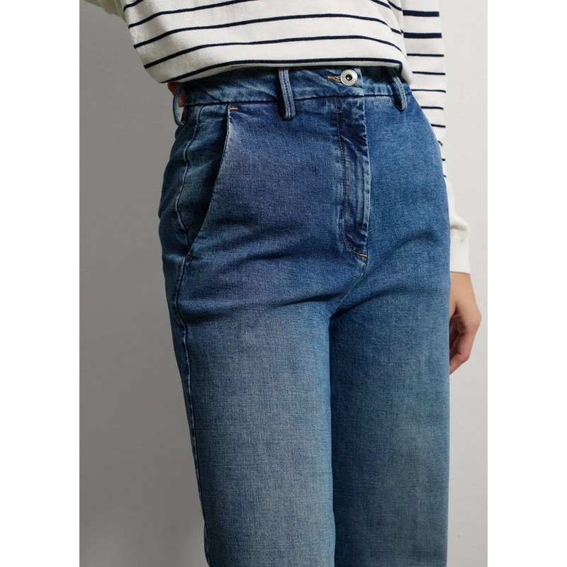 Blue Wide Leg jeans | Montivo Pakistan