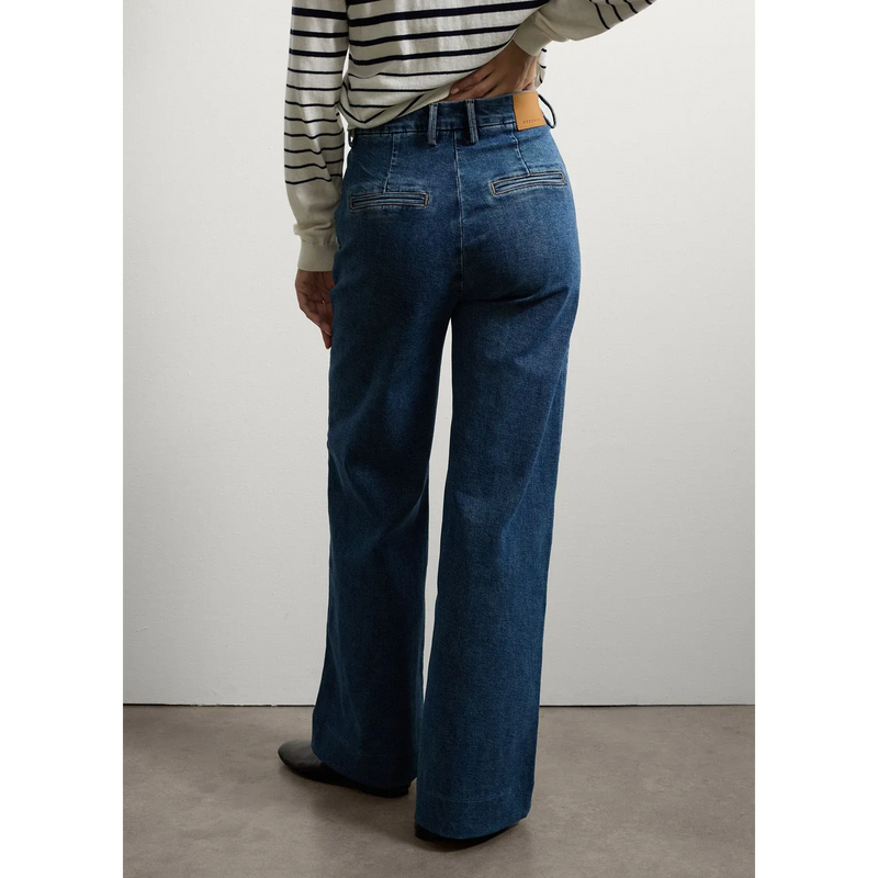 Blue Wide Leg jeans | Montivo Pakistan