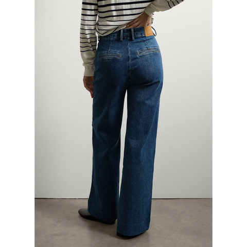 Blue Wide Leg jeans | Montivo Pakistan