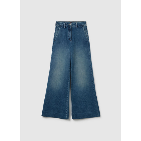 Blue Wide Leg jeans | Montivo Pakistan