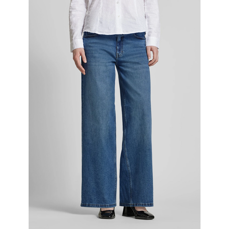 Blue Wide Leg Jeans | Montivo Pakistan