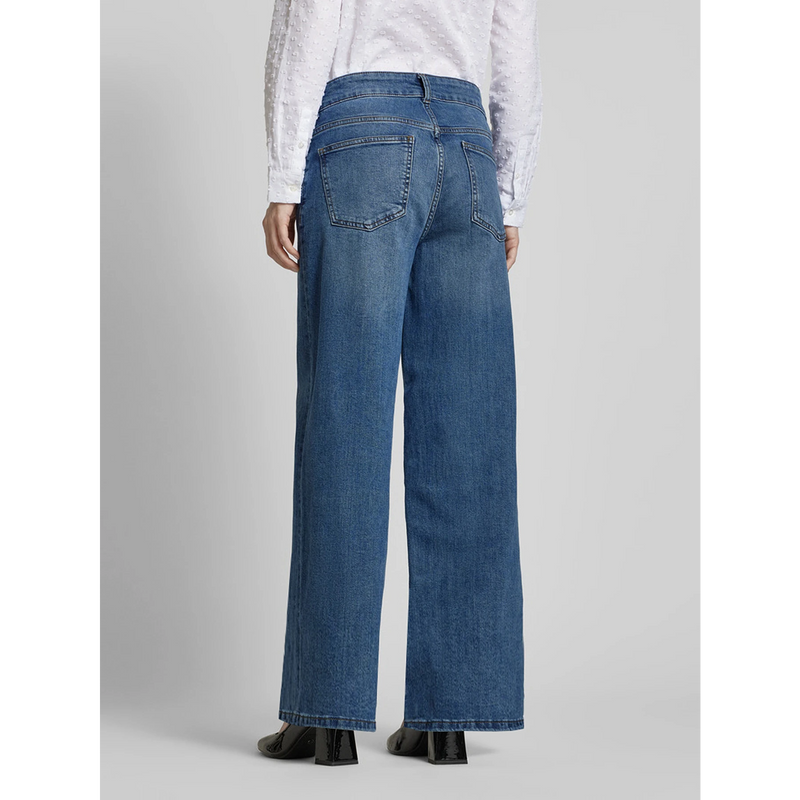 Blue Wide Leg Jeans | Montivo Pakistan