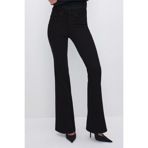 Black Long Flare Jeans | Montivo Pakistan