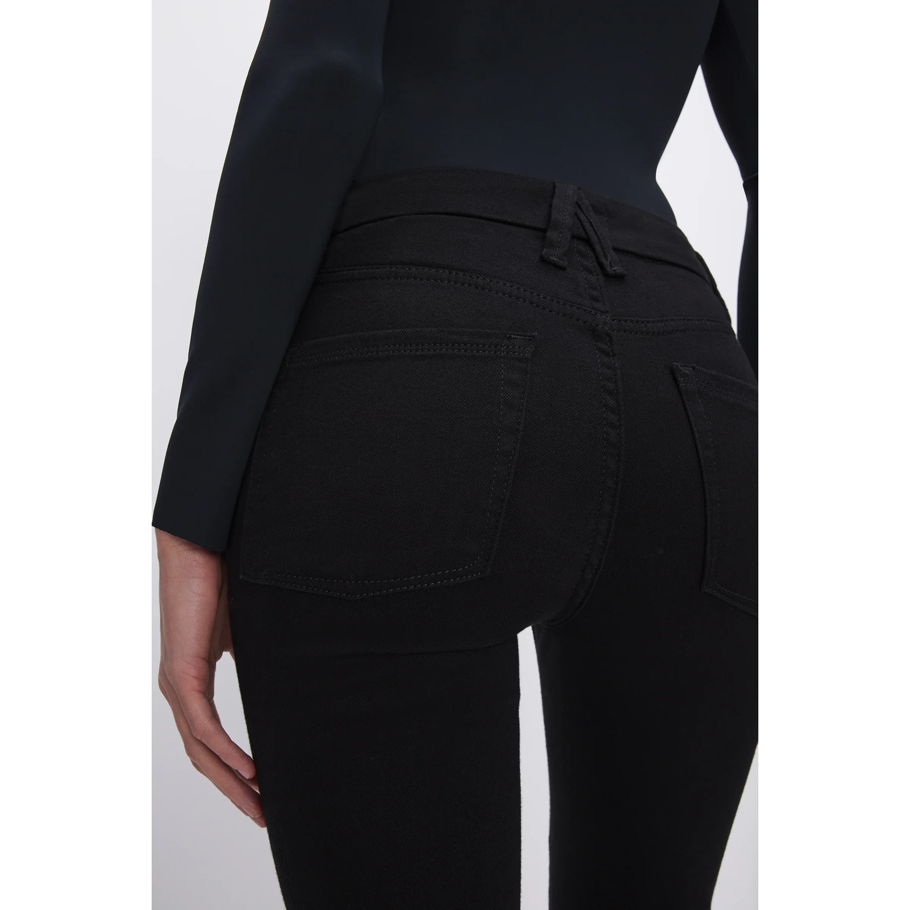 Black Long Flare Jeans | Montivo Pakistan