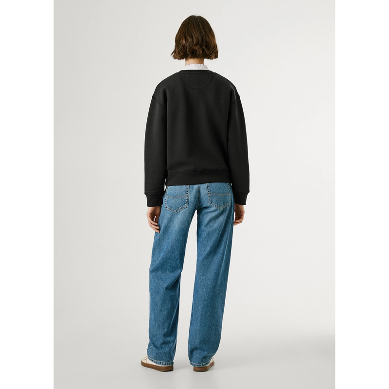 Black Pepe Printed Sweatshirt | Montivo Pakistan