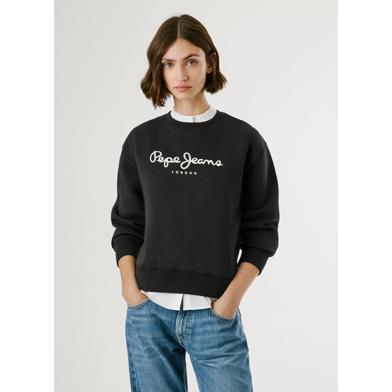 Black Pepe Printed Sweatshirt | Montivo Pakistan