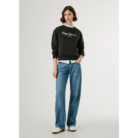 Black Pepe Printed Sweatshirt | Montivo Pakistan