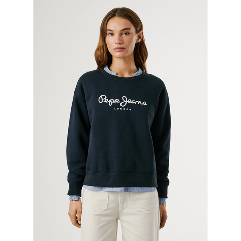Navy Pepe Printed Sweatshirt | Montivo Pakistan