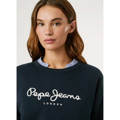 Navy Pepe Printed Sweatshirt | Montivo Pakistan