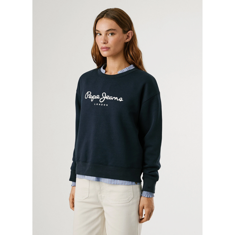 Navy Pepe Printed Sweatshirt | Montivo Pakistan