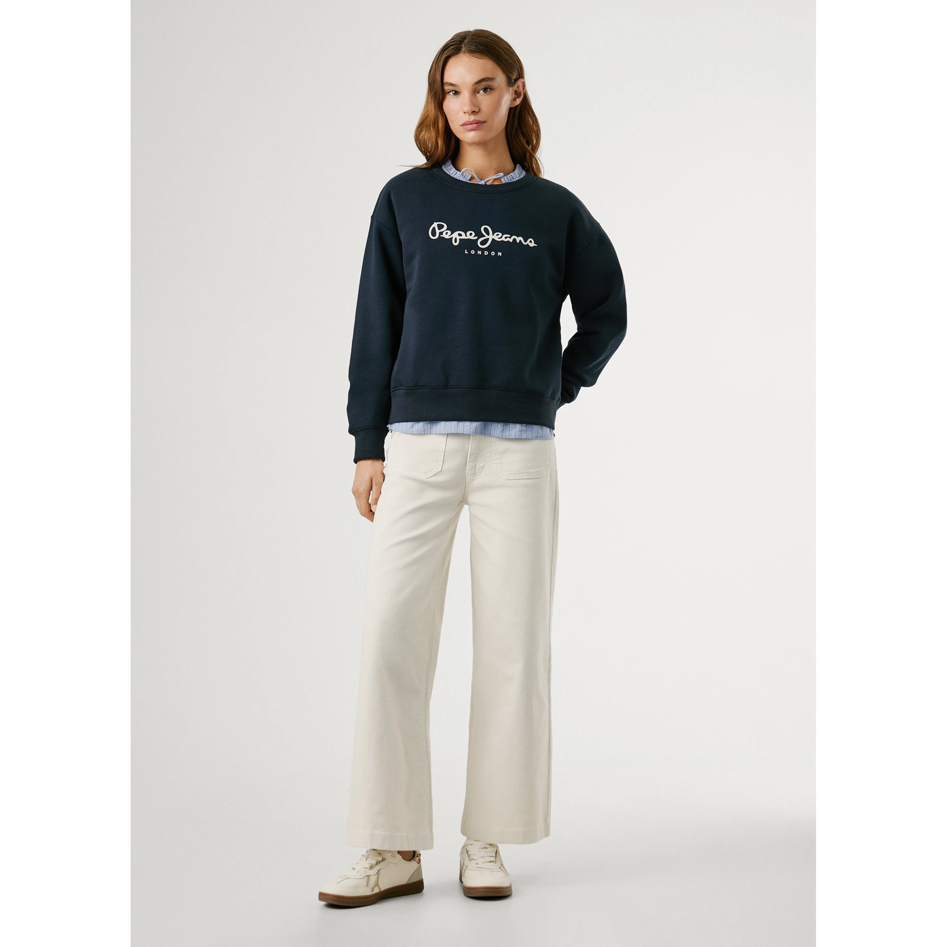 Navy Pepe Printed Sweatshirt | Montivo Pakistan